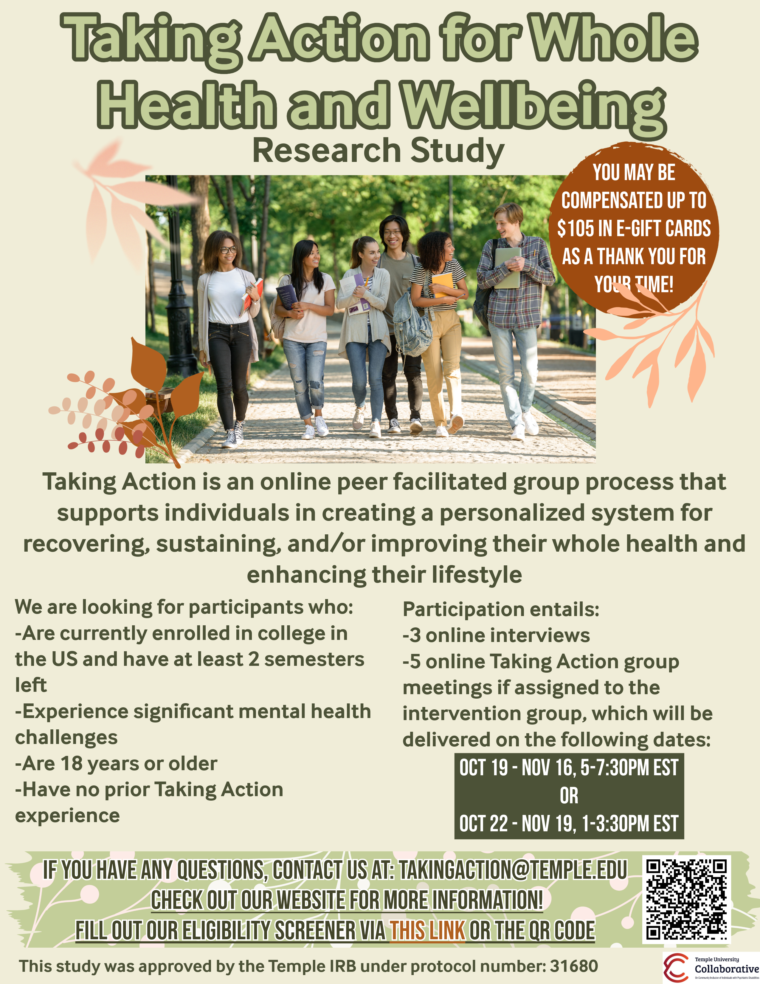 Taking Action for College Students