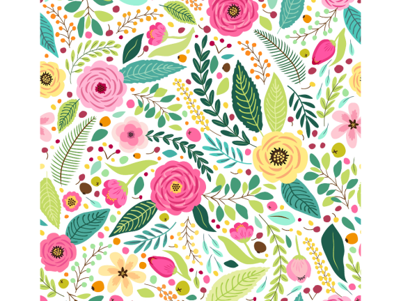 Spring Flowers Illustration