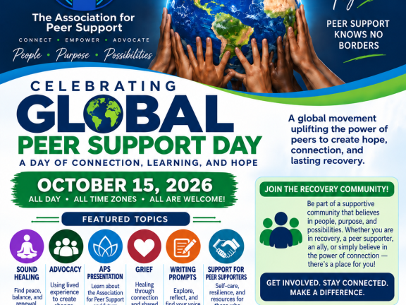 Global Peer Support Celebration Day 2026